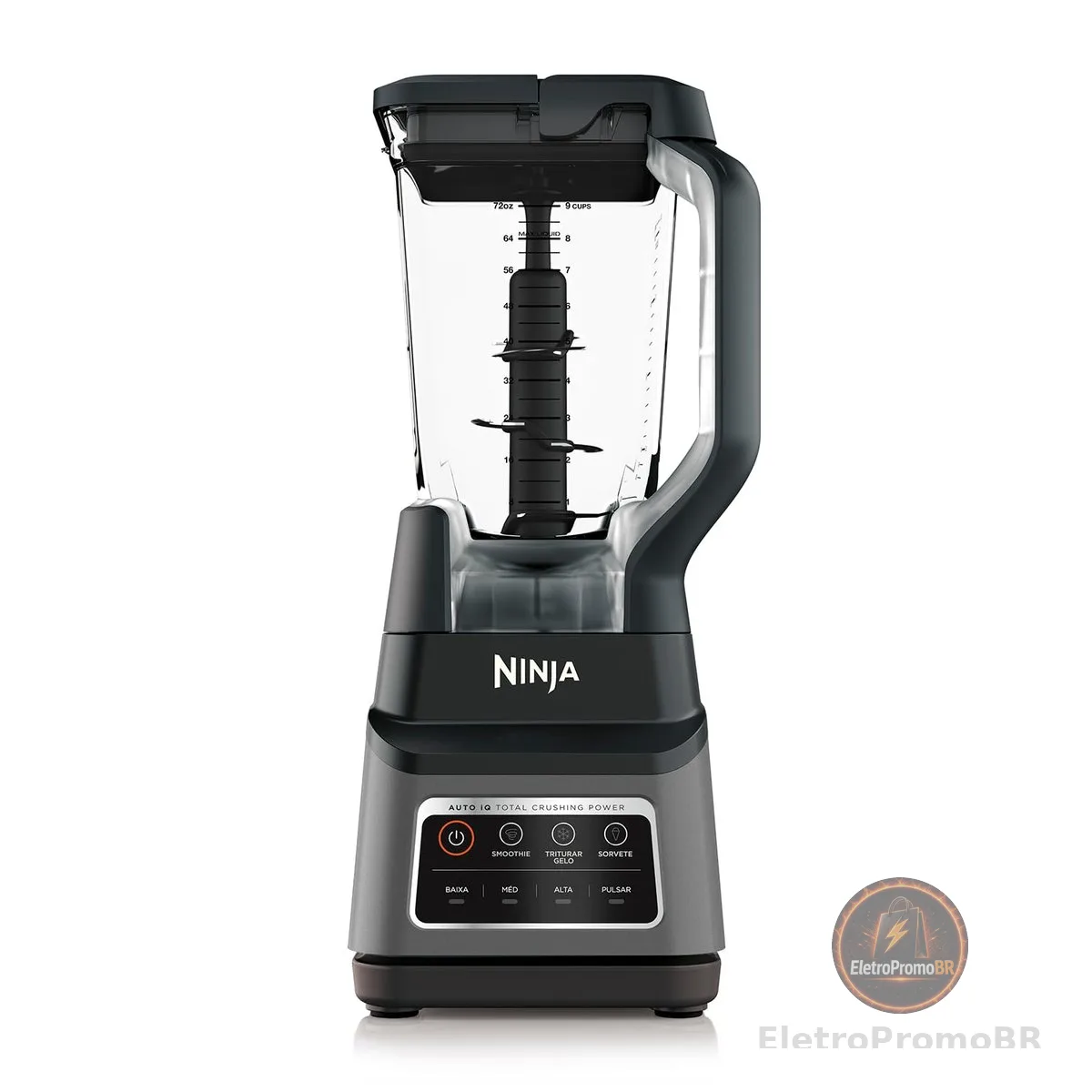 Ninja, Liquidificador Standalone, Tecnologia Total Crushing, 3 Programas Auto-iQ, Jarra Tritan de 2,1 L, 127 v