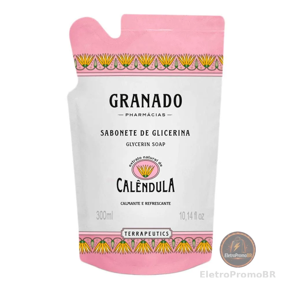 Granado Refil Sabonete Terrapeutics, Calêndula, 300ml