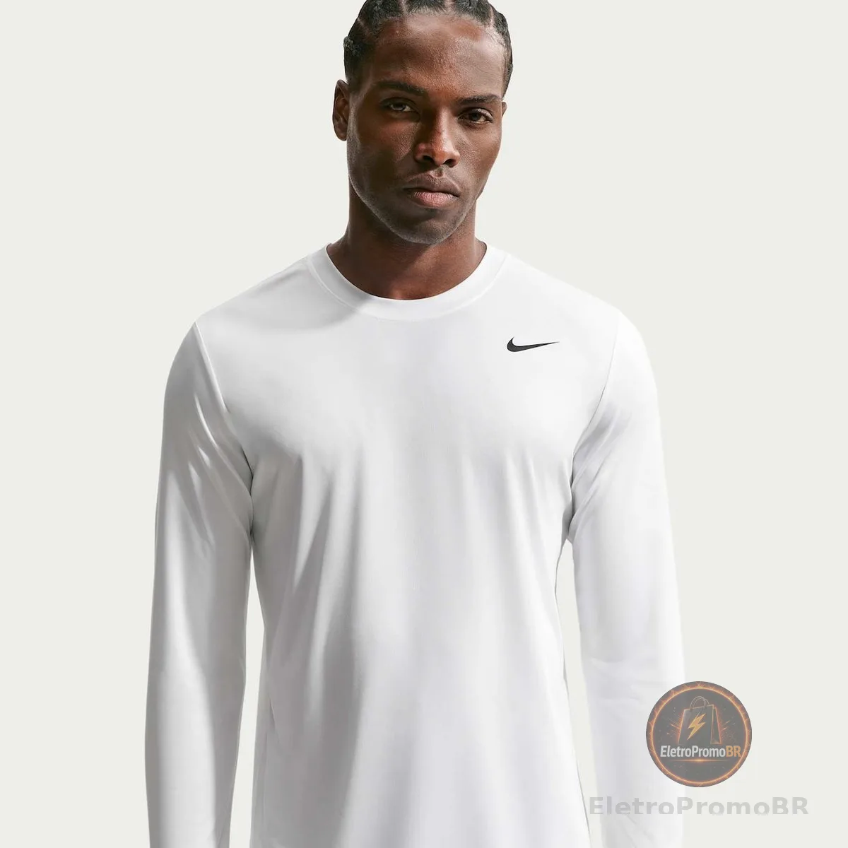 Camiseta Dri-FIT Nike Manga Longa Flex Masculina