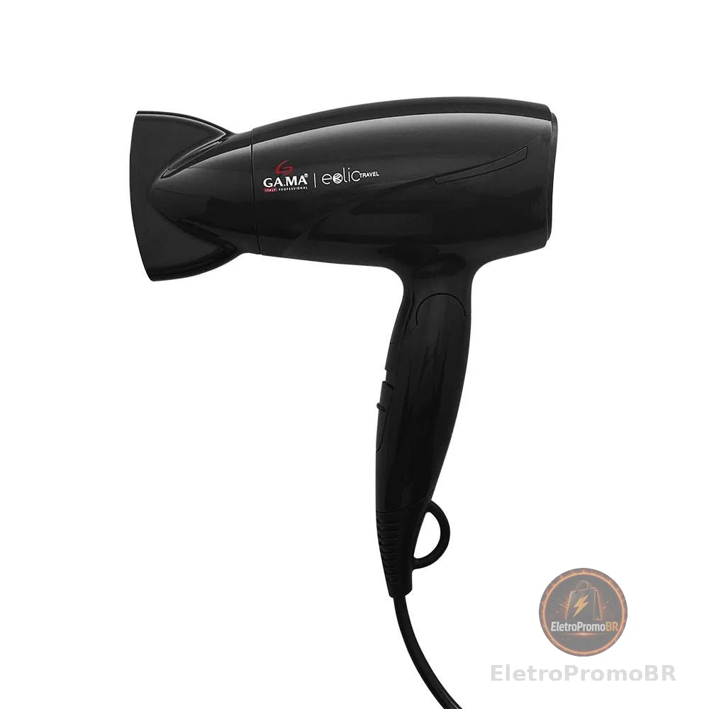 GA.MA ITALY Secador de Cabelo Eolic Travel Bivolt