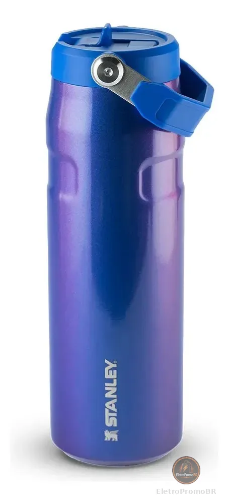 Garrafa Térmica Stanley Aerolight Flip Straw Sapphire Shimmer 710ml
