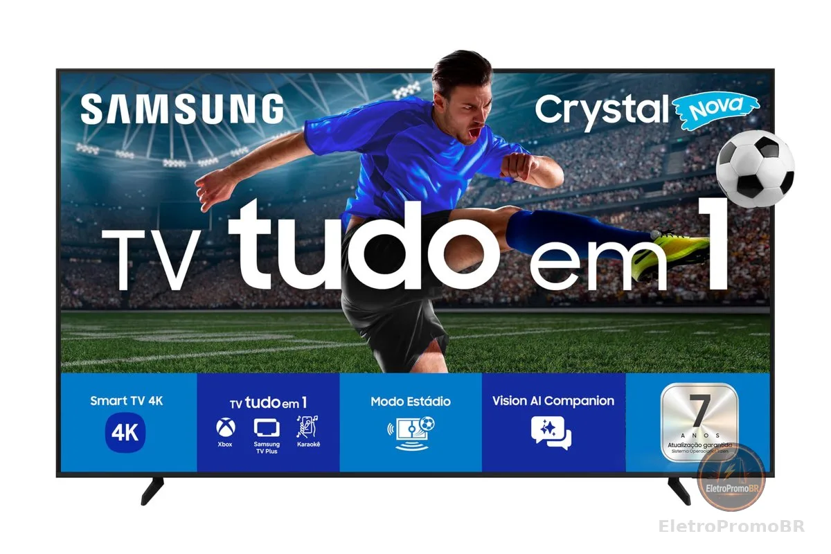 Samsung Smart TV 75" Crystal UHD 4K U8100F 2025
