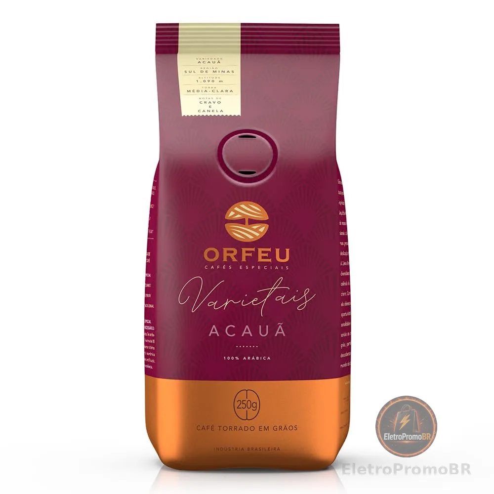 Café Acauã Orfeu em Grãos, 100% Arabica 250g
