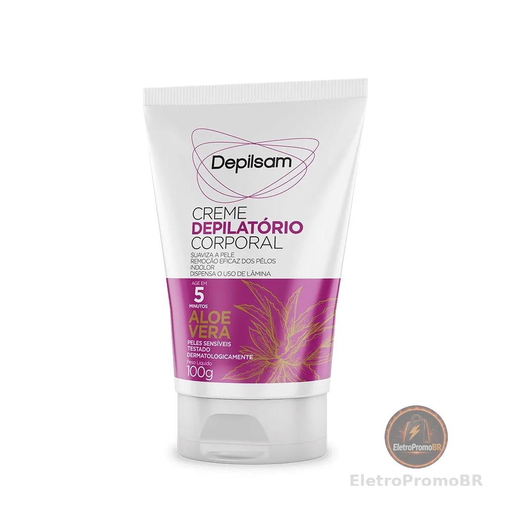 Creme Depilatório Corporal Depilsam Aloe Vera 100G