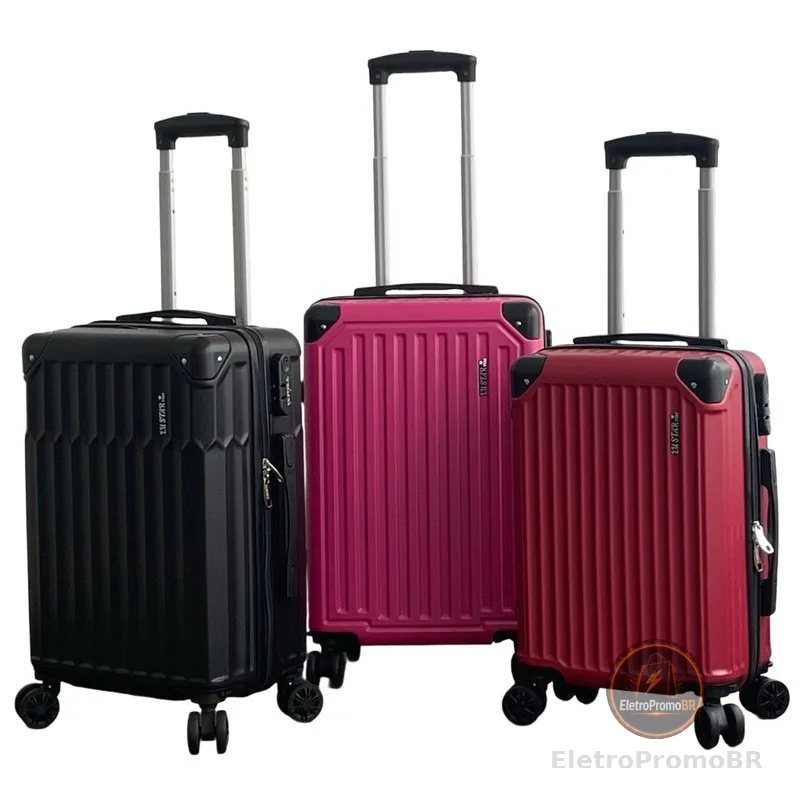 Mala de Bordo/Viagem 10KG  ABS Rodinhas removível 360Grau Temos Várias cores  Tamnaho 17 18 19 20 21Polegadas