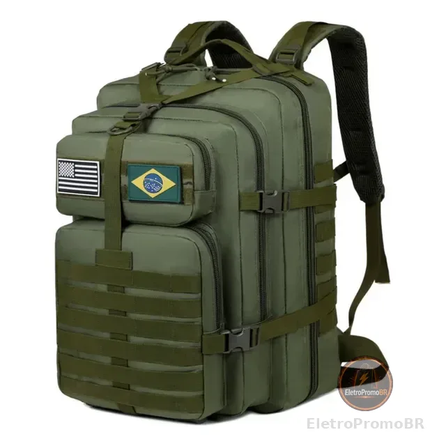 Mochila Tática Impermeável Militar Reforçada Grande 50litros