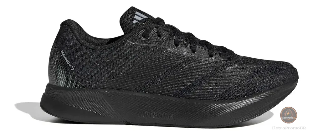 Tênis Masculino Duramo Rc 2 adidas Cblack/cblack/halsil Liso 40 Br