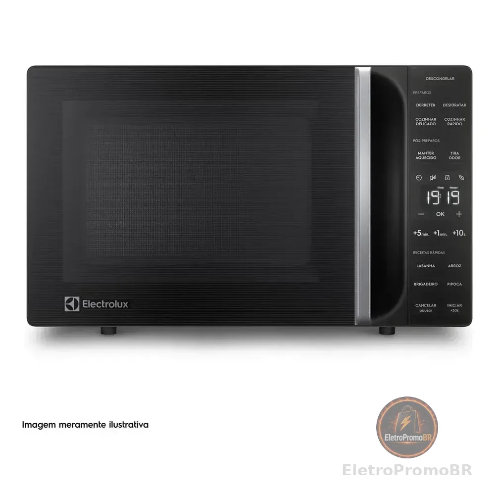 Micro-ondas Electrolux 23l Preto Efficient Com Descongelamento Assistido (me23p 220v