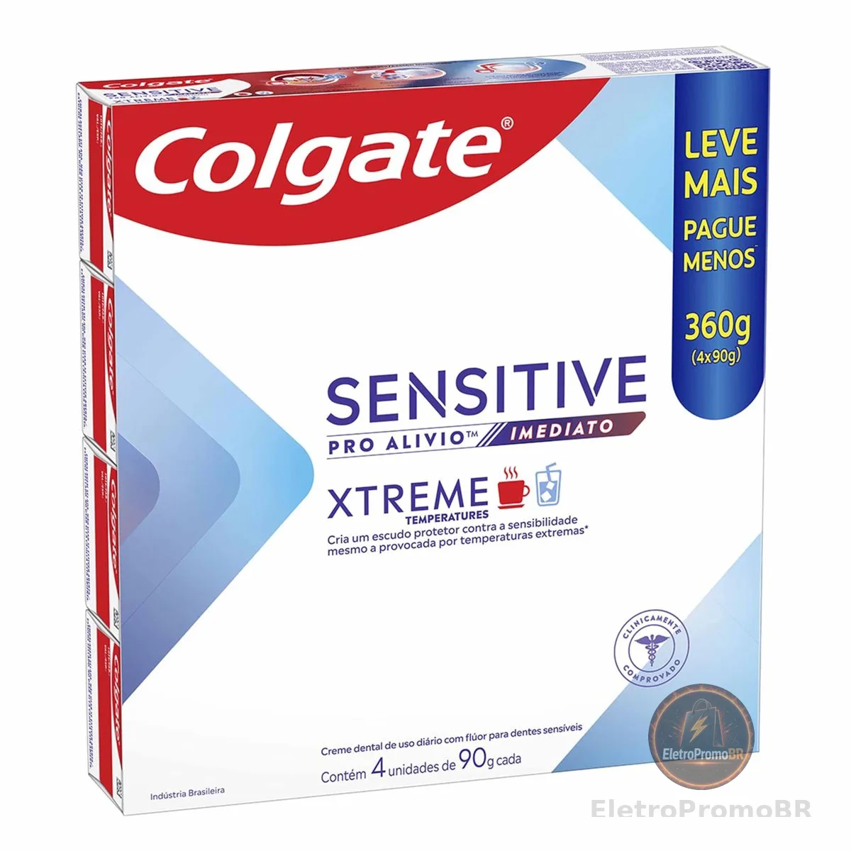 Colgate Sensitive Pro Alívio Xtreme Creme Dental, 4x90g
