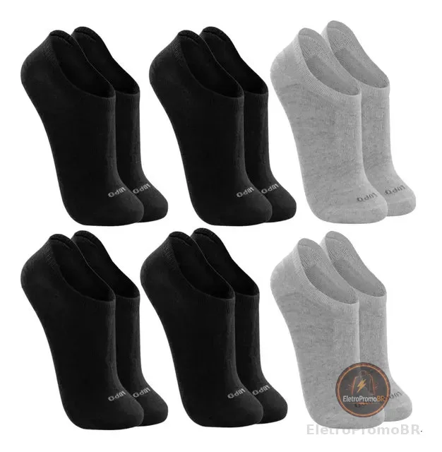 Kit 6 Pares Meias Lupo Soquete Invisível Cano Baixo Original
