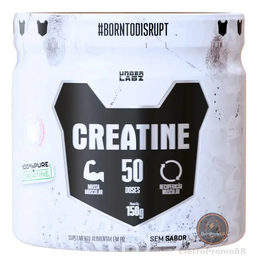 Creatine Under Labz Creatina Monohidratada 100% Pura 150g Sem Sabor