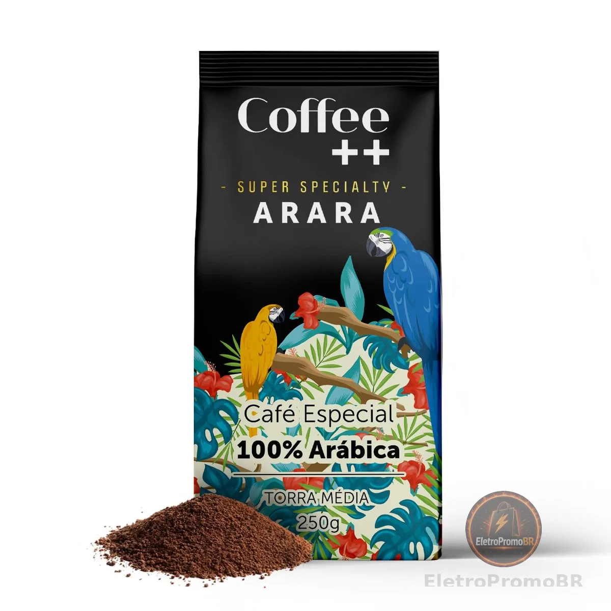 Coffee Mais │Café Super Especial ARARA Torrado e Moído│100% Arábica │ Torra Média │250g
