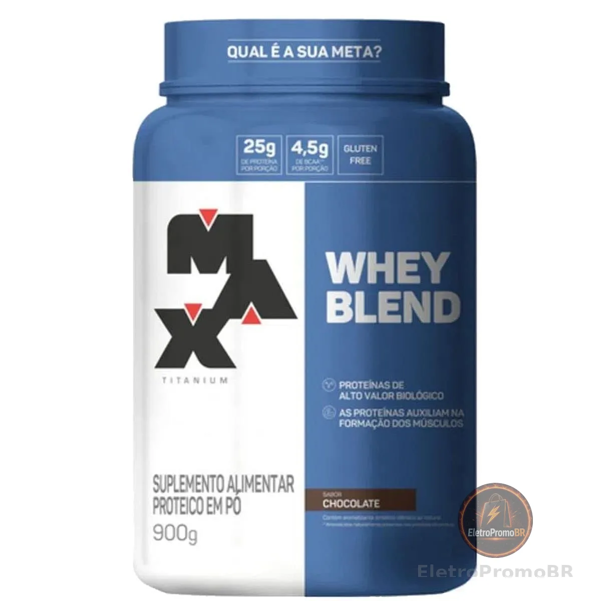 Max Titanium Whey Blend (900G) - Sabor Chocolate