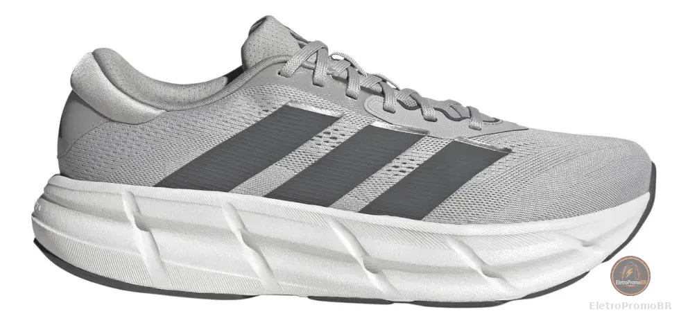 Tênis De Corrida Masculino Questar 4 adidas Cinza Liso 43 Br