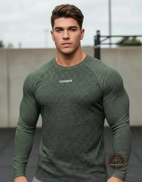 Camiseta Raglan Térmica Segunda Pele Proteção Uv Dry Fit