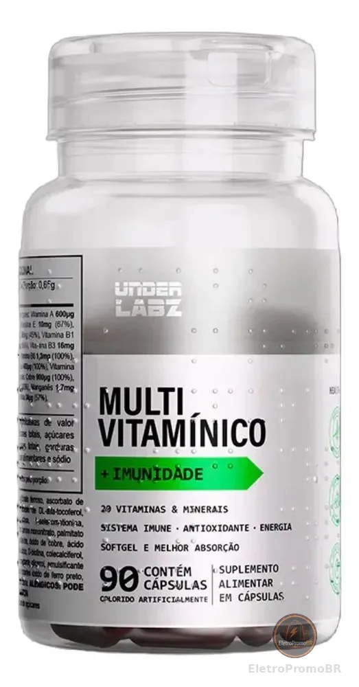 Multivitaminico Imunidade 90 Caps Clinical Series - Under Labz Sem Sabor