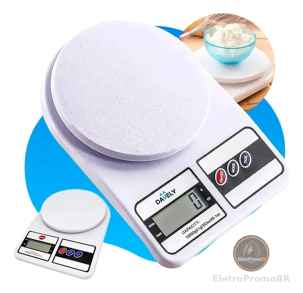 Balança Digital De Precisão Davely Cook Cozinha Para Uso Domestico E Profissional