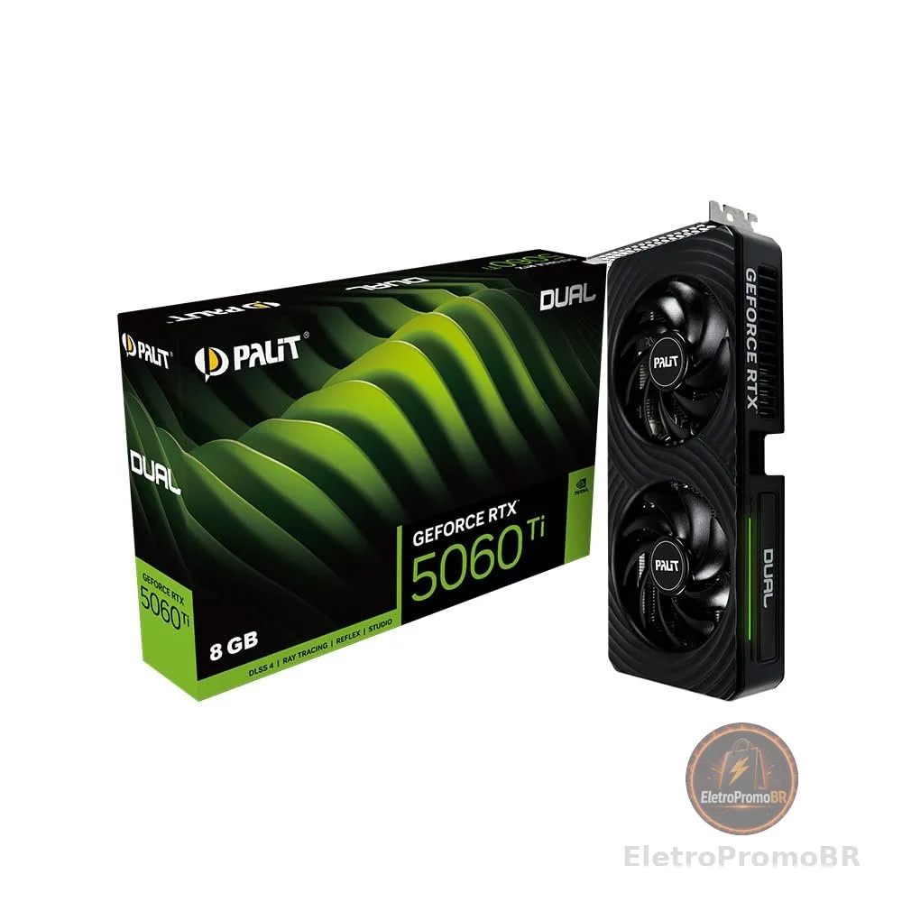 Palit GeForce RTX 5060 Ti Dual (8GB GDDR7/PCI Express 5.0/2572MHz/28000MHz)