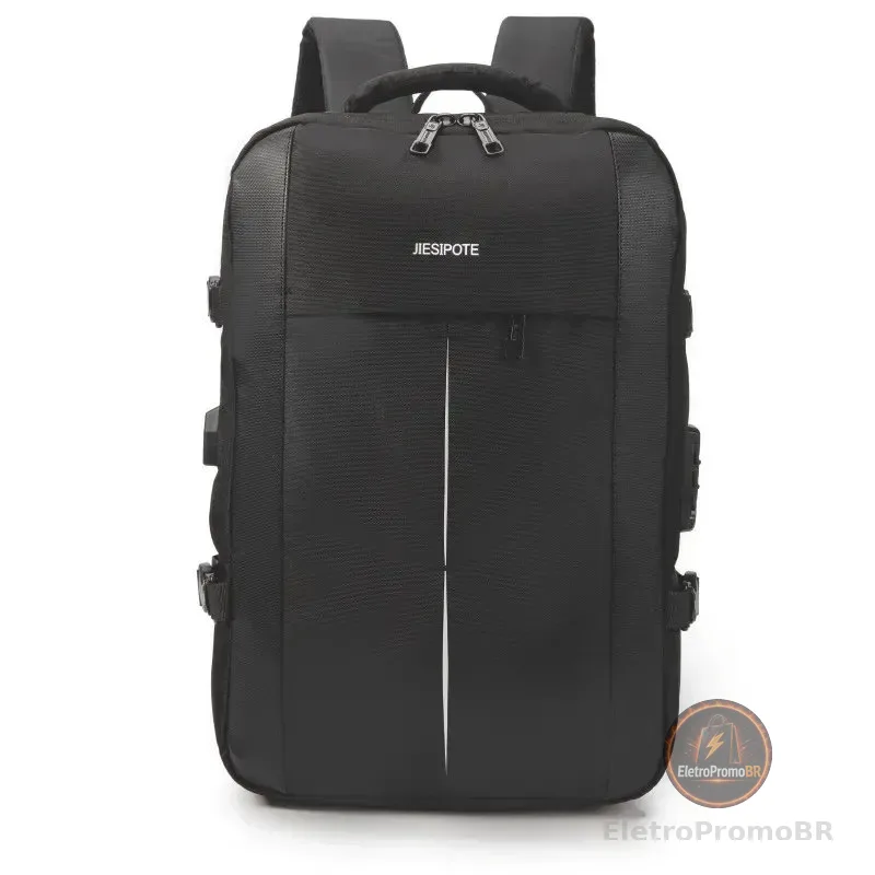 Mochila Expansível para Notebook com Senha e USB