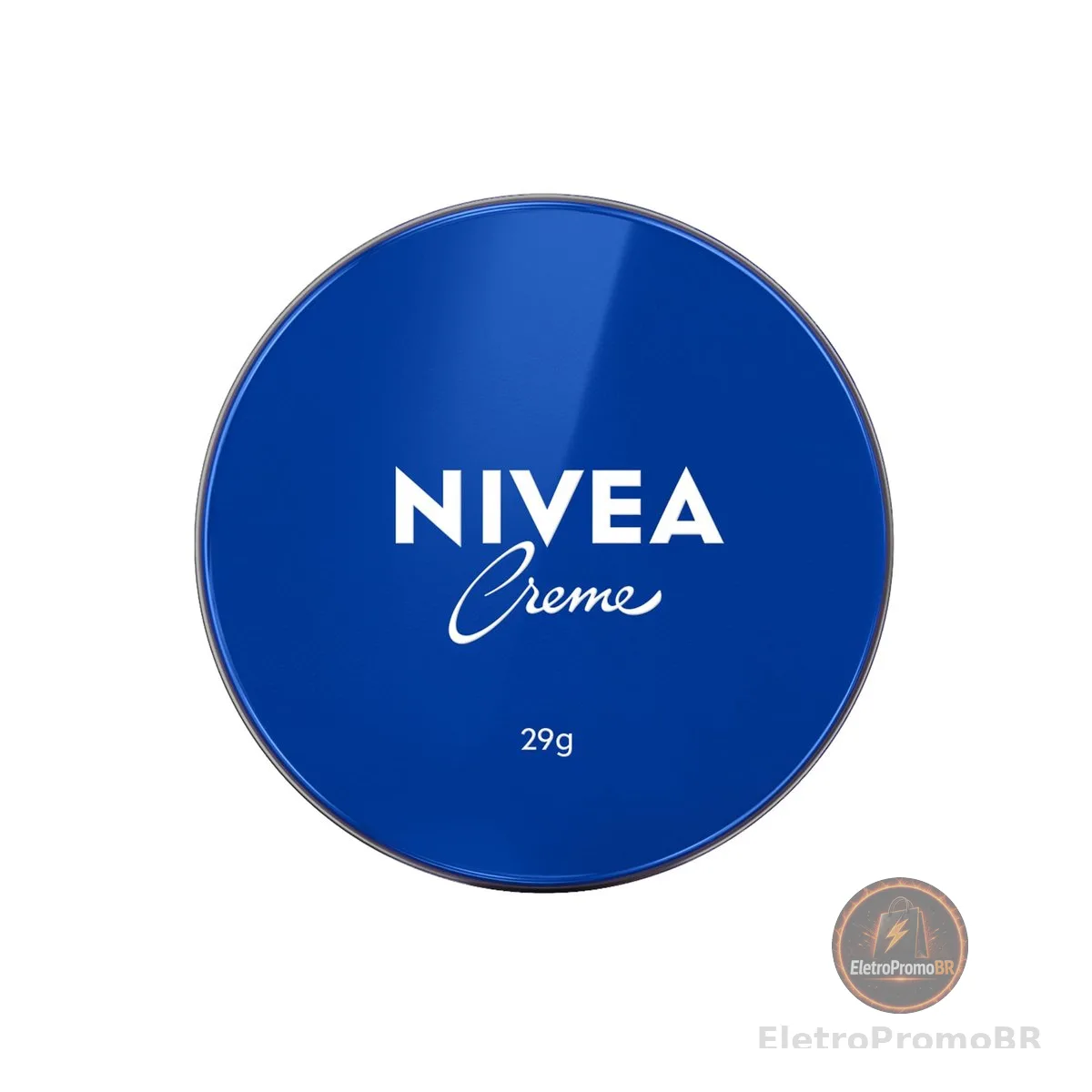 NIVEA Creme Hidratante Lata 29g, Hidratação Profunda 24h, Corporal, Uso Diário, Multibenefícios, Todas as Peles