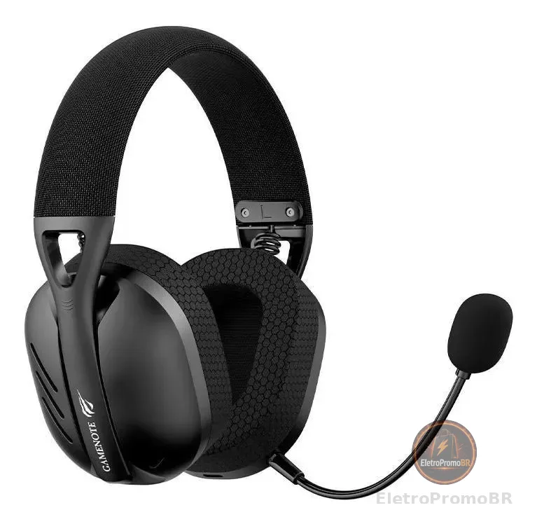 Headset Gamer Sem Fio Havit Fuxi H3 7.1 Surround Preto