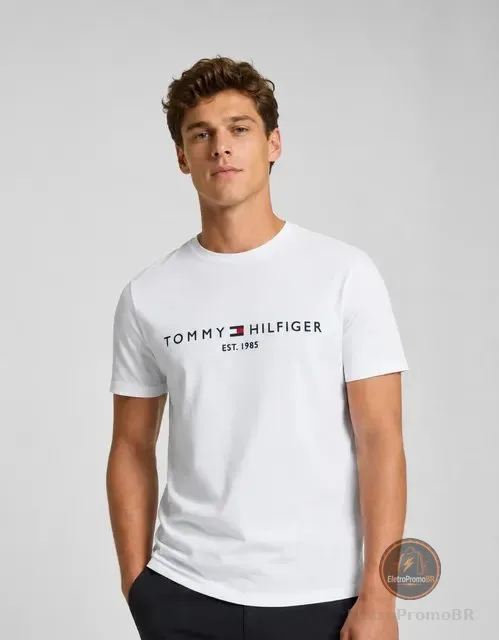 Camiseta Tommy Hilfiger 1985 Masculina Algodão