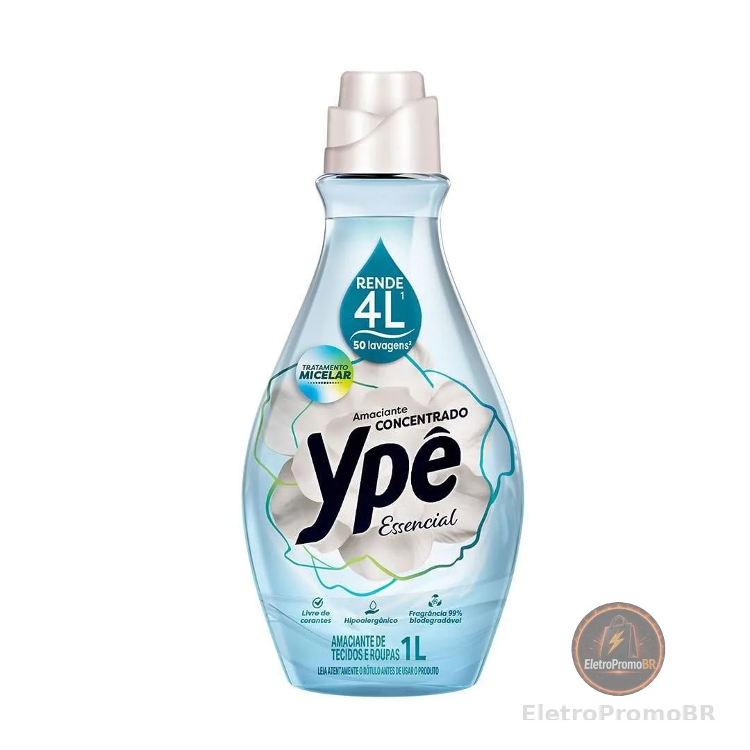 Ypê Amaciante Concentrado Essencial 1L