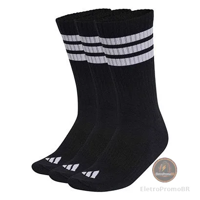 Kit Meia Adidas Sport - 3 Pares