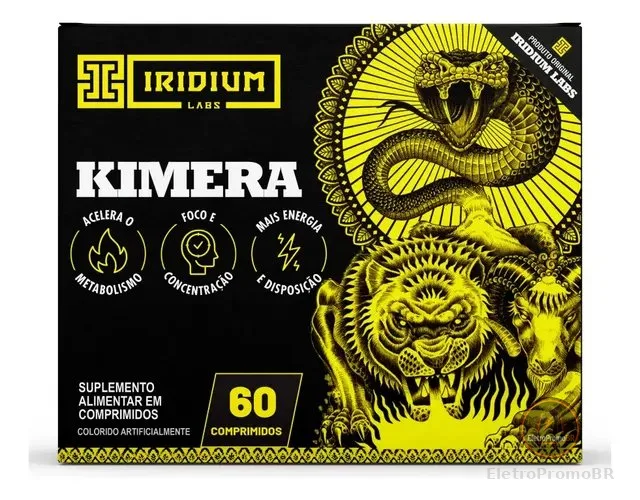 Kimera Thermo 60 Comps Termogênico Iridium Labs Sem Sabor Natural