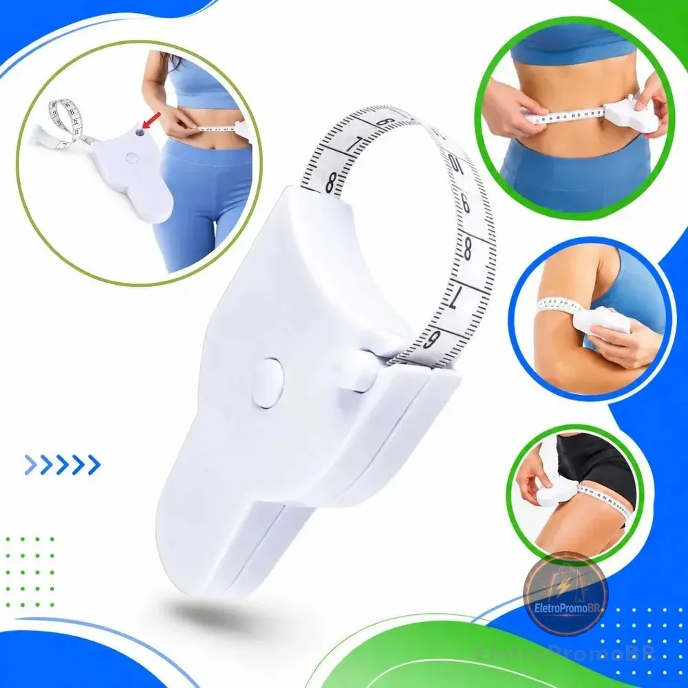 Fita Metrica Retratil Corporal Antropometrica Fitness Trena Gurumania