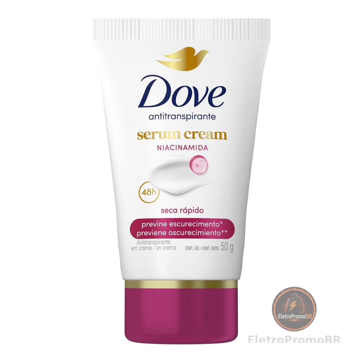 Dove Desodorante Antitranspirante em Creme Previne Escurecimento 50 G