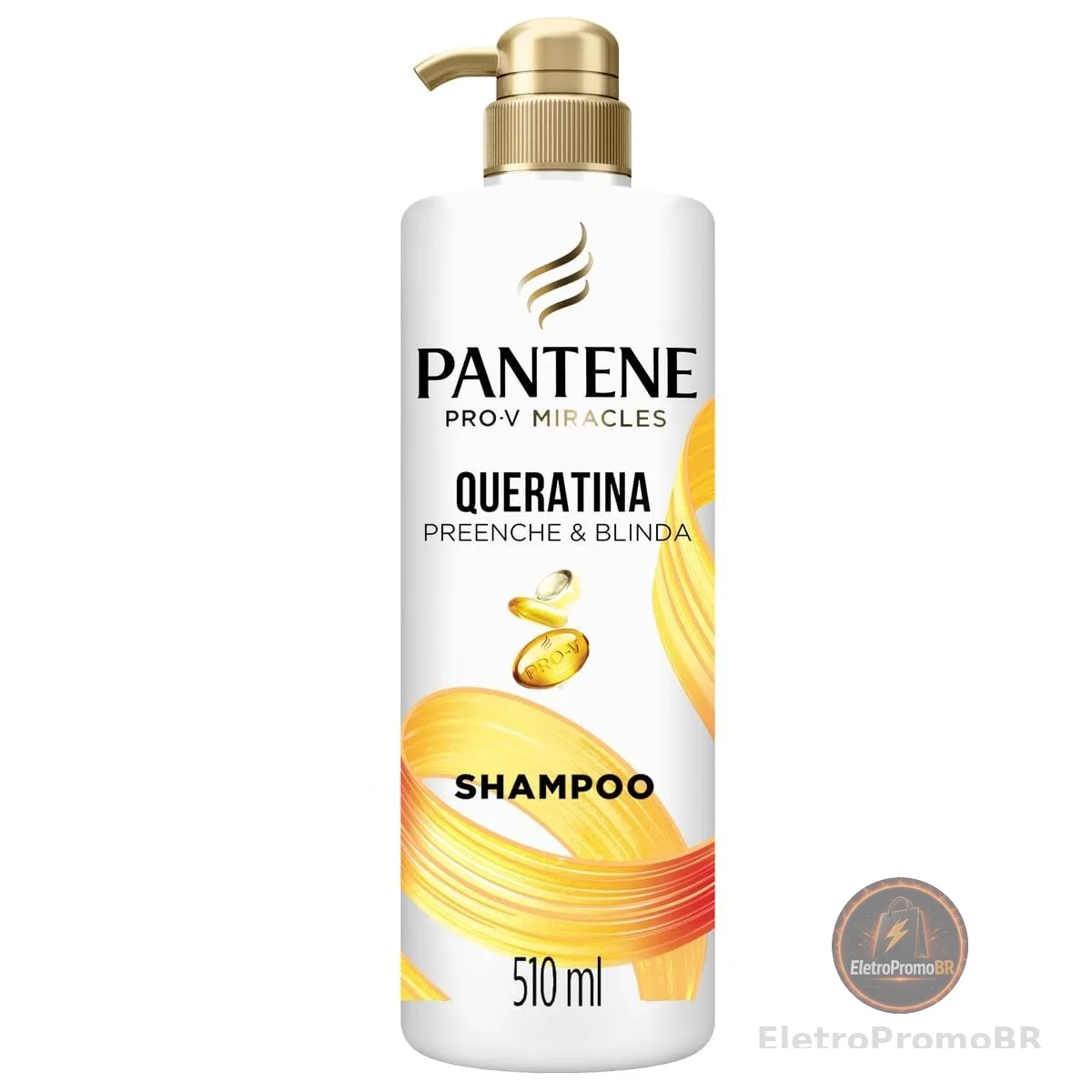 Pantene Pro-V Miracles Shampoo Queratina Preenche e Blinda 510 ml