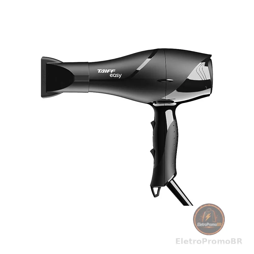 Secador 1700w 220v, Taiff, Easy 330, Preto, Pequeno