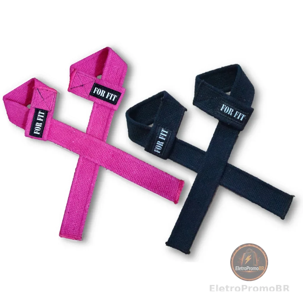 Tala Straps 100% Algodão para Academia. Preço Em Promoção