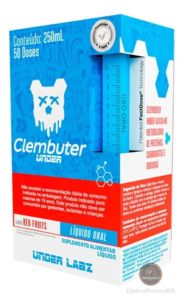 Clembuter Under Red Fruits 250ml - Under Labz Frutas Vermelhas
