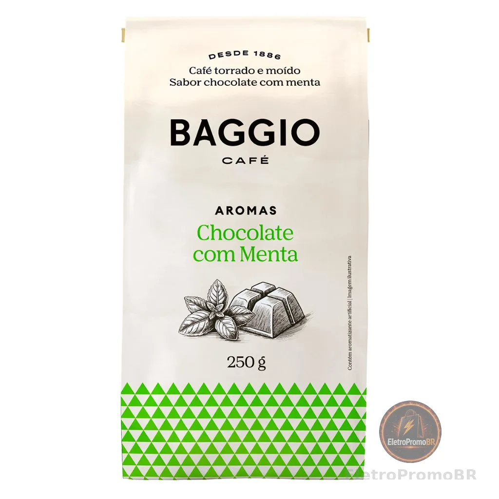 Baggio Café - Café Torrado e Moído Aromas Chocolate com Menta 250g