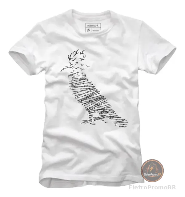 Camiseta Pica Pau Lib De Pensamento Conforto Casual Reserva