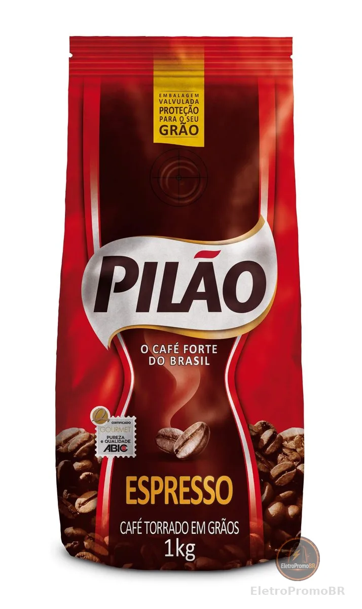 Café Pilão Grãos Espresso Pouch 1kg