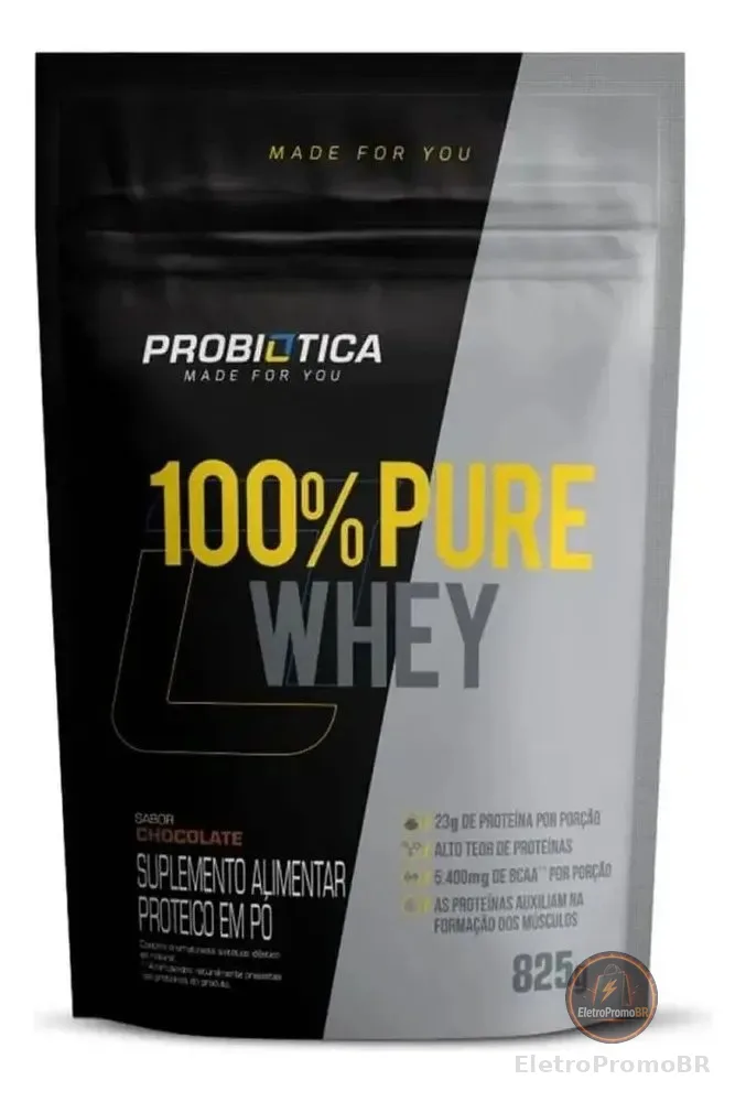 Suplemento en pó Probiótica 100% Pure Whey Probiótica Proteínas de Whey Protein sabor chocolate x 825g