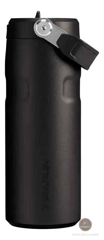 Garrafa Térmica Stanley Aerolight Flip Straw Black 473ml