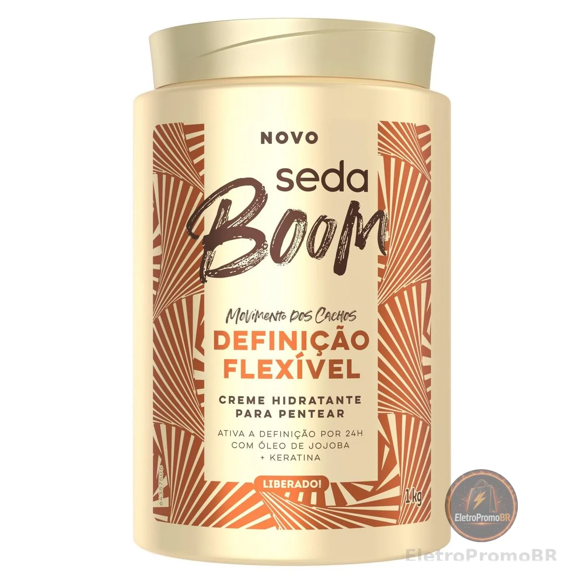 Seda Creme para Pentear Boom Definição Flexível 1 kg