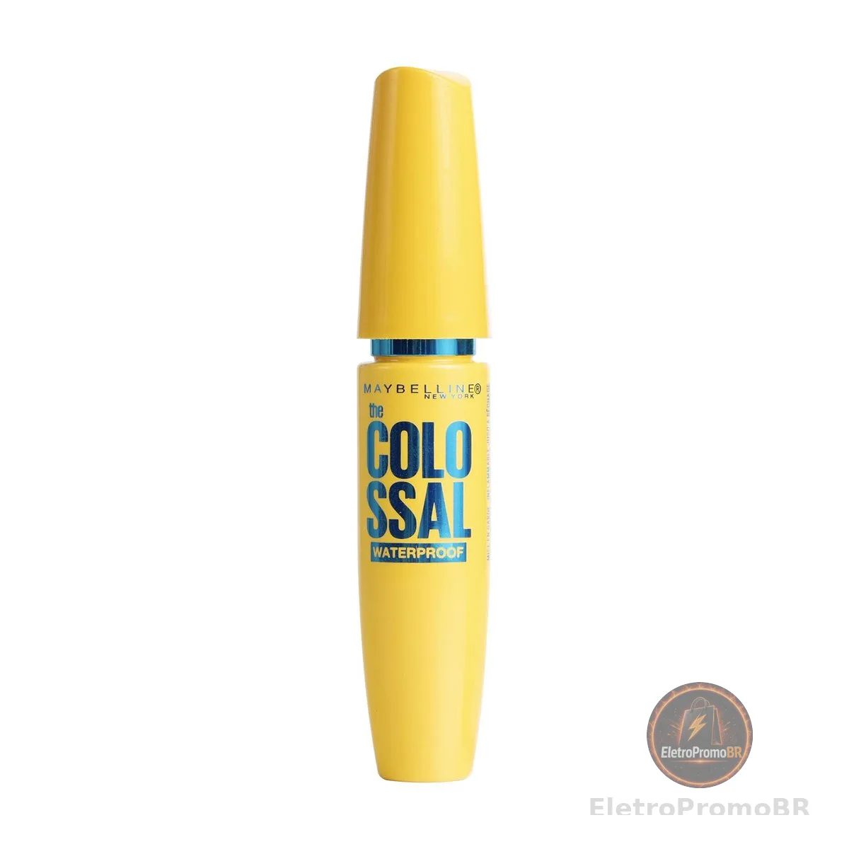 Maybelline NY The Colossal Volum' Express, Máscara de Cílios À Prova D'água, 9x Mais Volume por Até 24h, Fórmula de Colágeno e Definição Intensa, Não Empelota, Cor Preto, 8ml