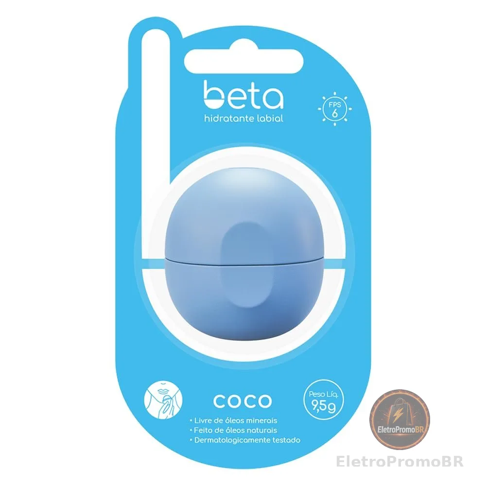 Beta Hidratante Labial Beta Coco - Beta 9 5G