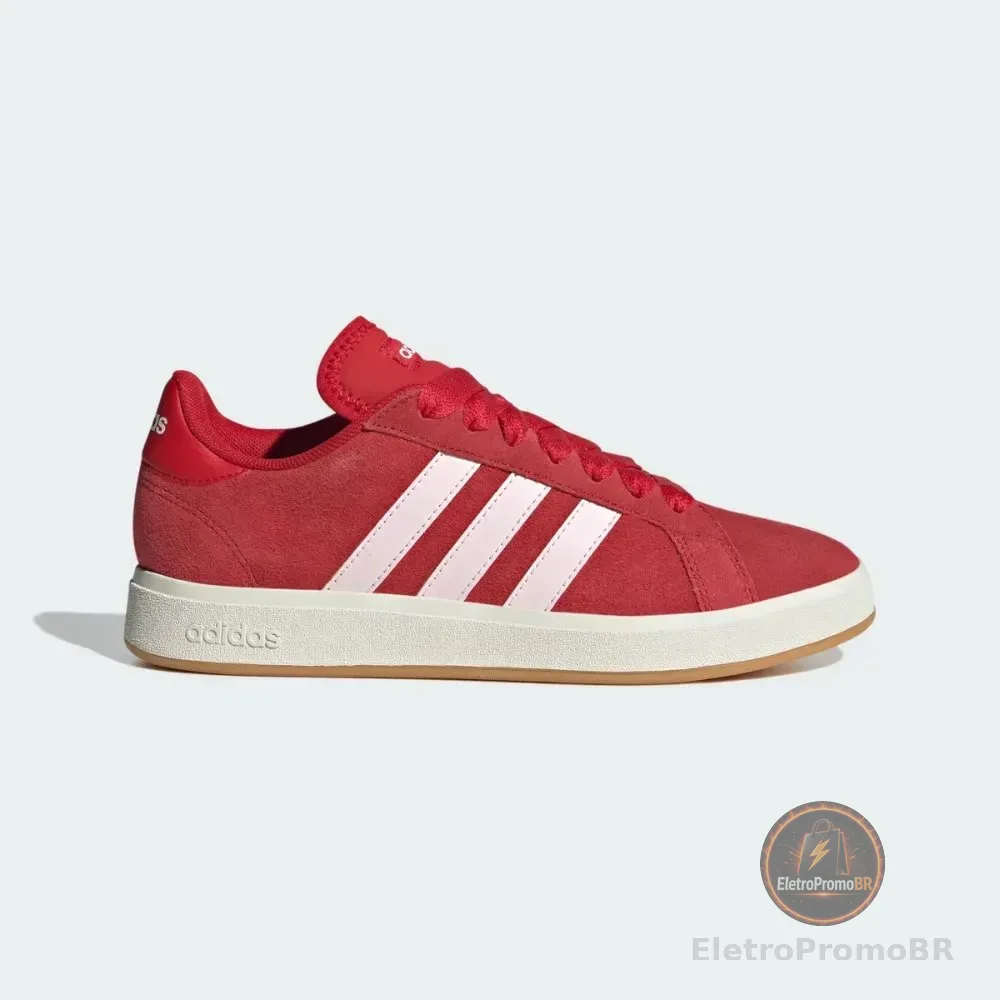 Tênis Feminino Grand Court Base 00s adidas Betsca/clpink/owhite Liso 39 Br