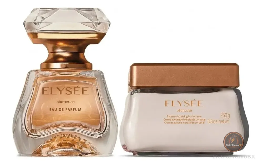 Combo Elysèe: Eau De Parfum 50ml + Creme Acetinado Corporal