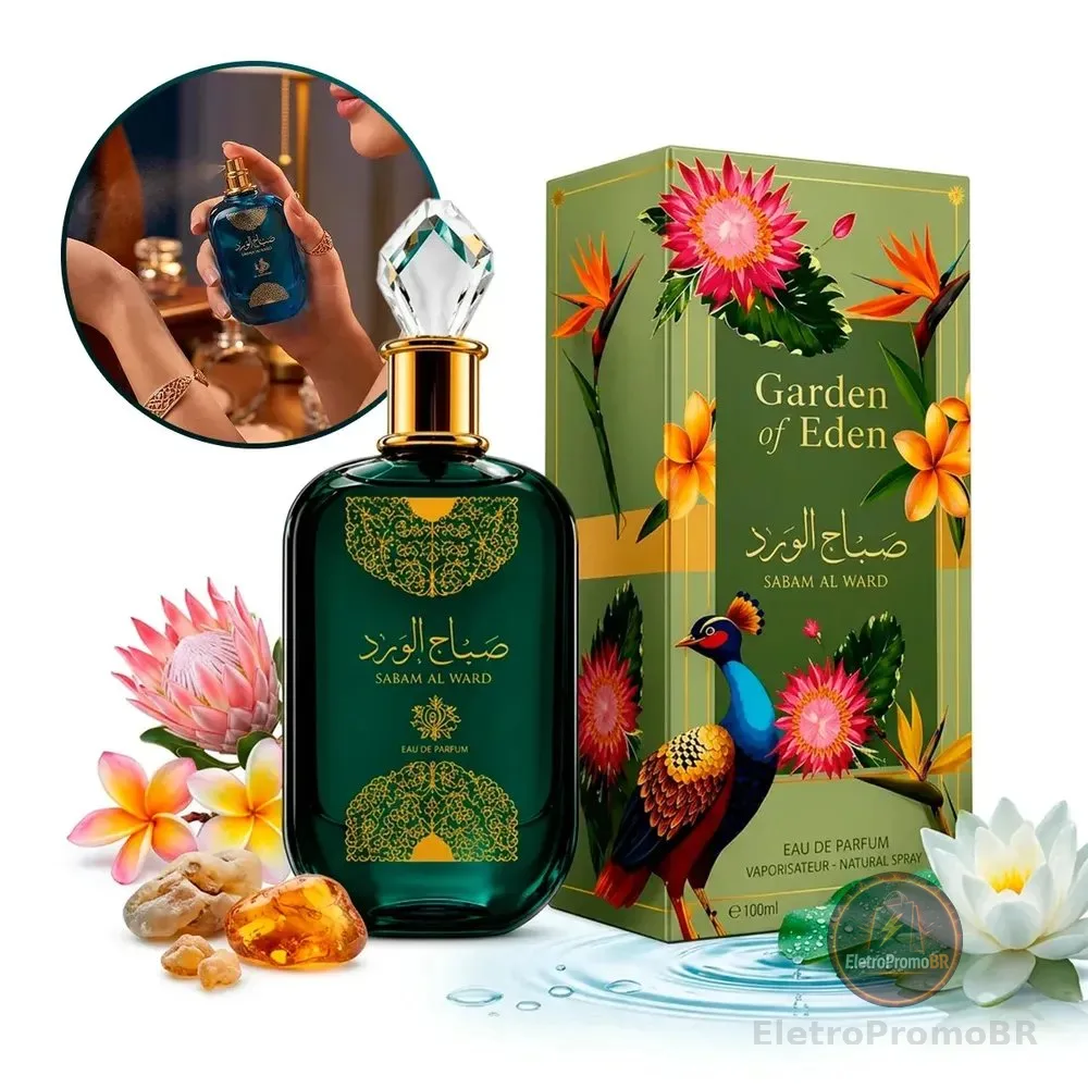 Perfume Sabah Al Ward Garden Of Eden 100ml Hannity Cosmeticos