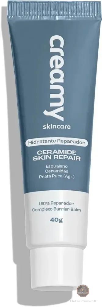 Creamy Skincare Ceramide Skin Repair 40g | Contém Ceramidas, Melhora A Pele Fragilizada, Hidratação Profunda E Intensa, Controla Pele Ressecada | Todos Os Tipos De Pele, Diurno E Noturno
