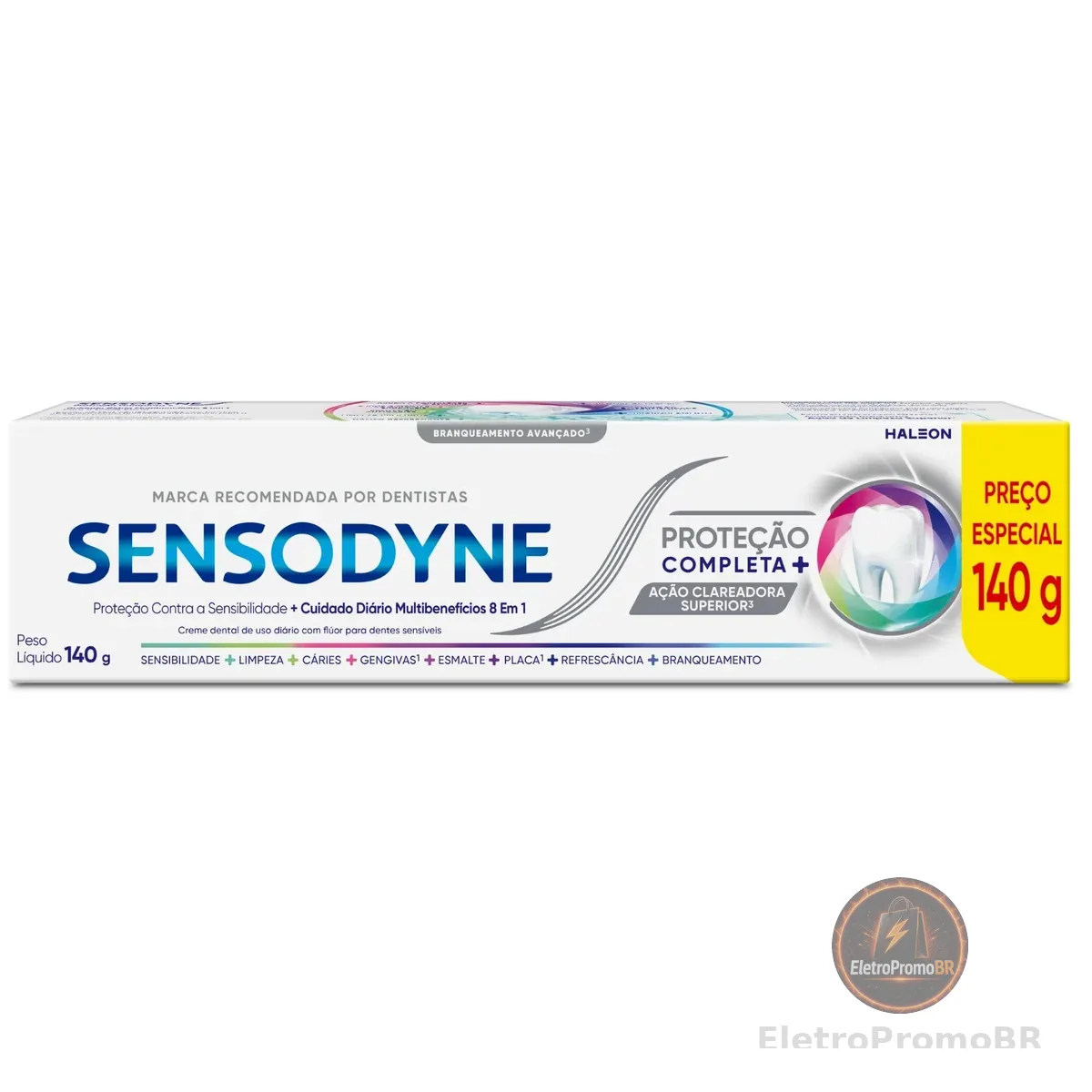 Sensodyne NOVO Proteção Completa Pasta de Dente para Dentes sensíveis, 140g