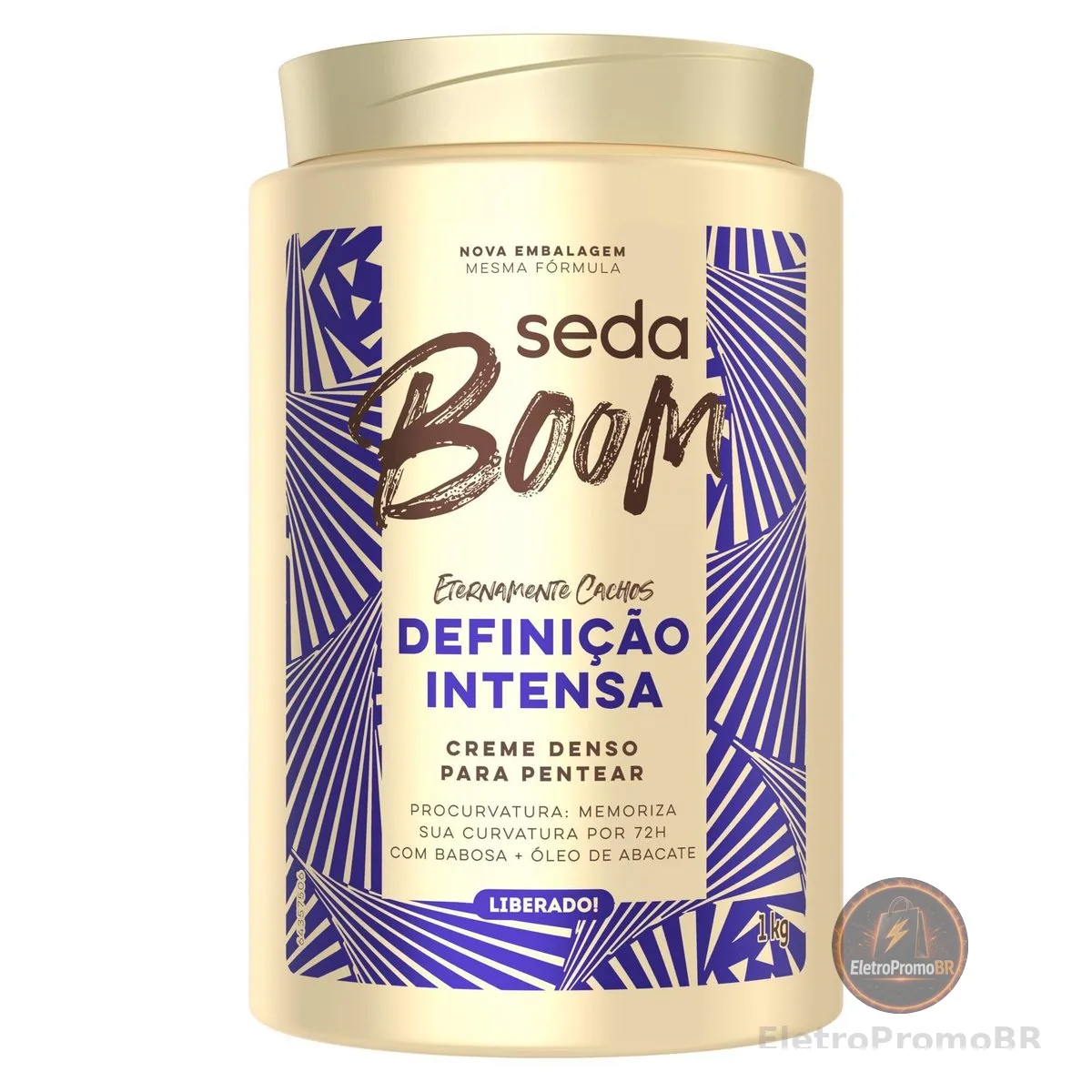 Creme para Pentear Seda Boom Definição Intensa 1 kg