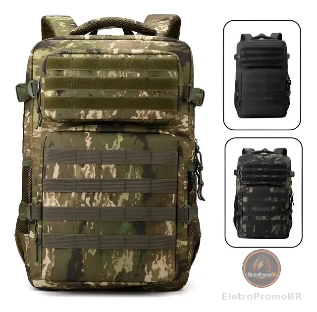 Mochila Tática Militar Impermeável 30 Litros Super Reforçada